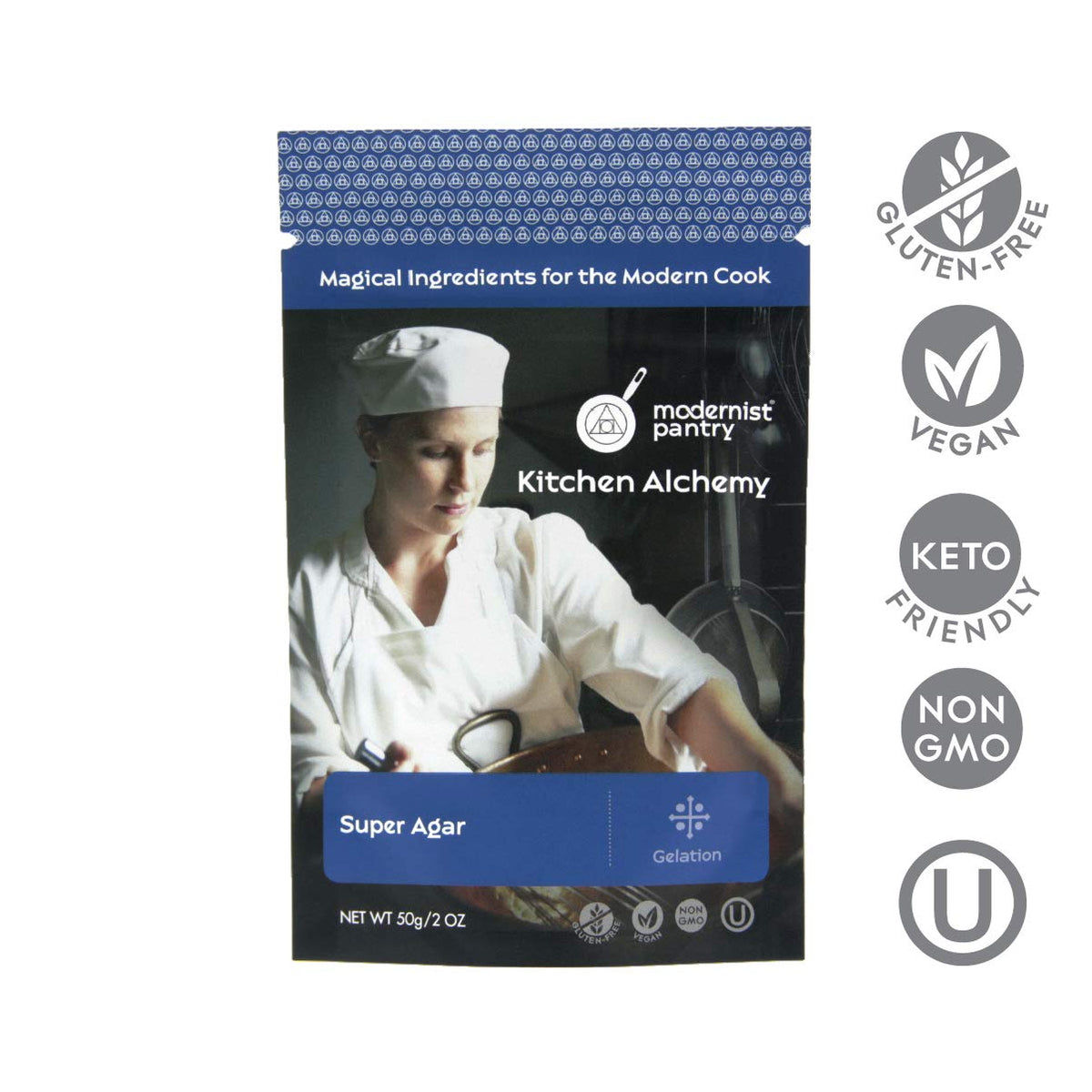 Modernist Pantry high gel-strength agar enables brittle gel textures in recipes.