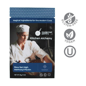 Modernist Pantry Pectin high-methoxyl label highlights vegan, kosher certified citrus-based gelling agent