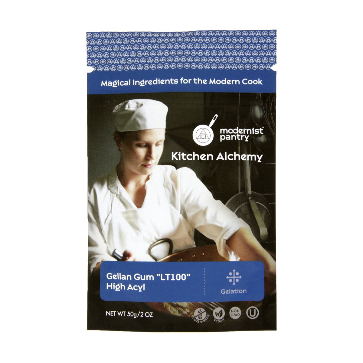 Modernist Pantry Pure Gellan Gum LT100 pack for vegan gels and crisp textures