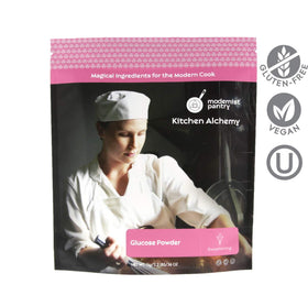 Modernist Pantry Pure Glucose Powder scoop for precise measuring in syrups and jams.