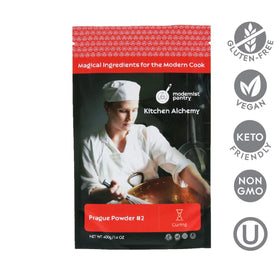 Dissolving Modernist Pantry Pure Prague Powder 2 in water for even distribution