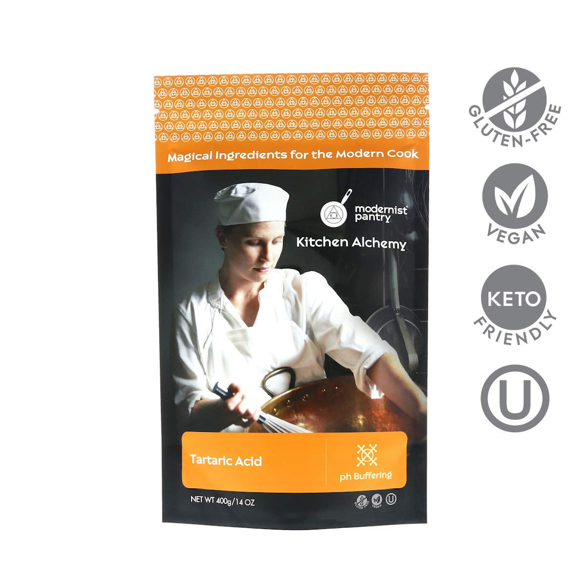 Modernist Pantry Pure Tartaric Acid pour shows bright acidity ideal for wine and sauces