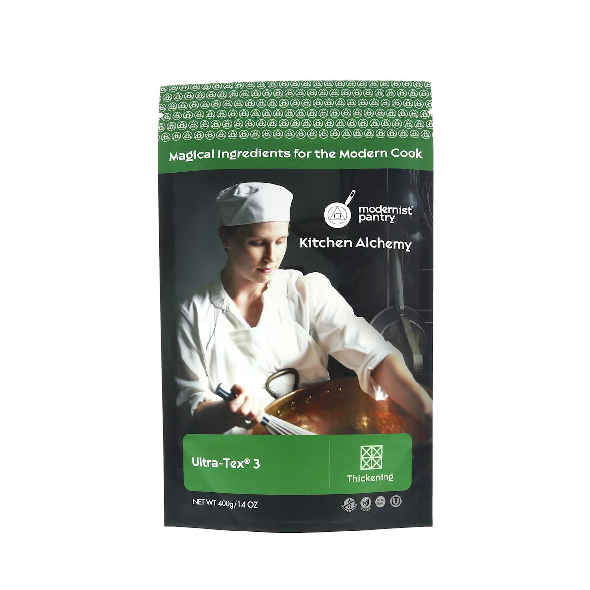 Modernist Pantry Pure Ultra-Tex 3 bottle for neutral thickening in soups.