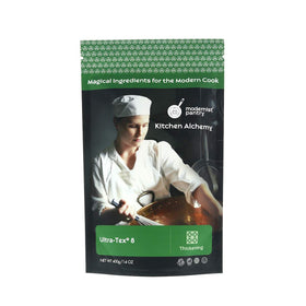 Modernist Pantry Pure Ultra-Tex 8 bottle pour for smooth, glossy textures in sauces.