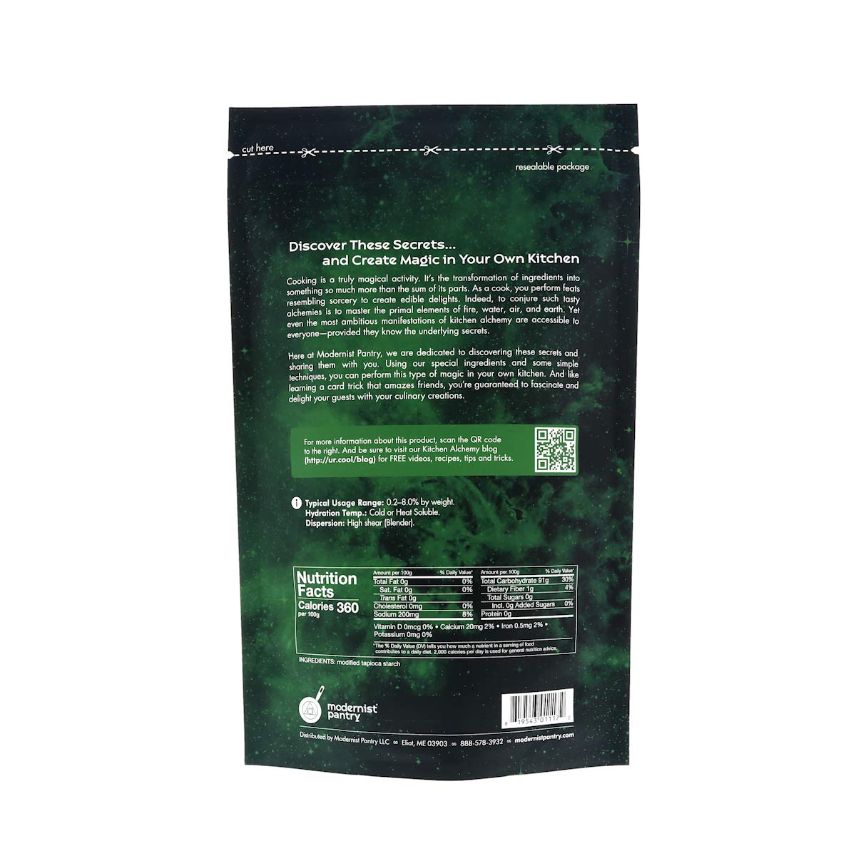 Modernist Pantry Pure Ultra-Tex 8 close-up texture reveals creamy mouthfeel.