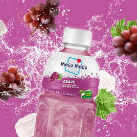 Mogu Mogu 10.82 oz bottle held for portable refreshment