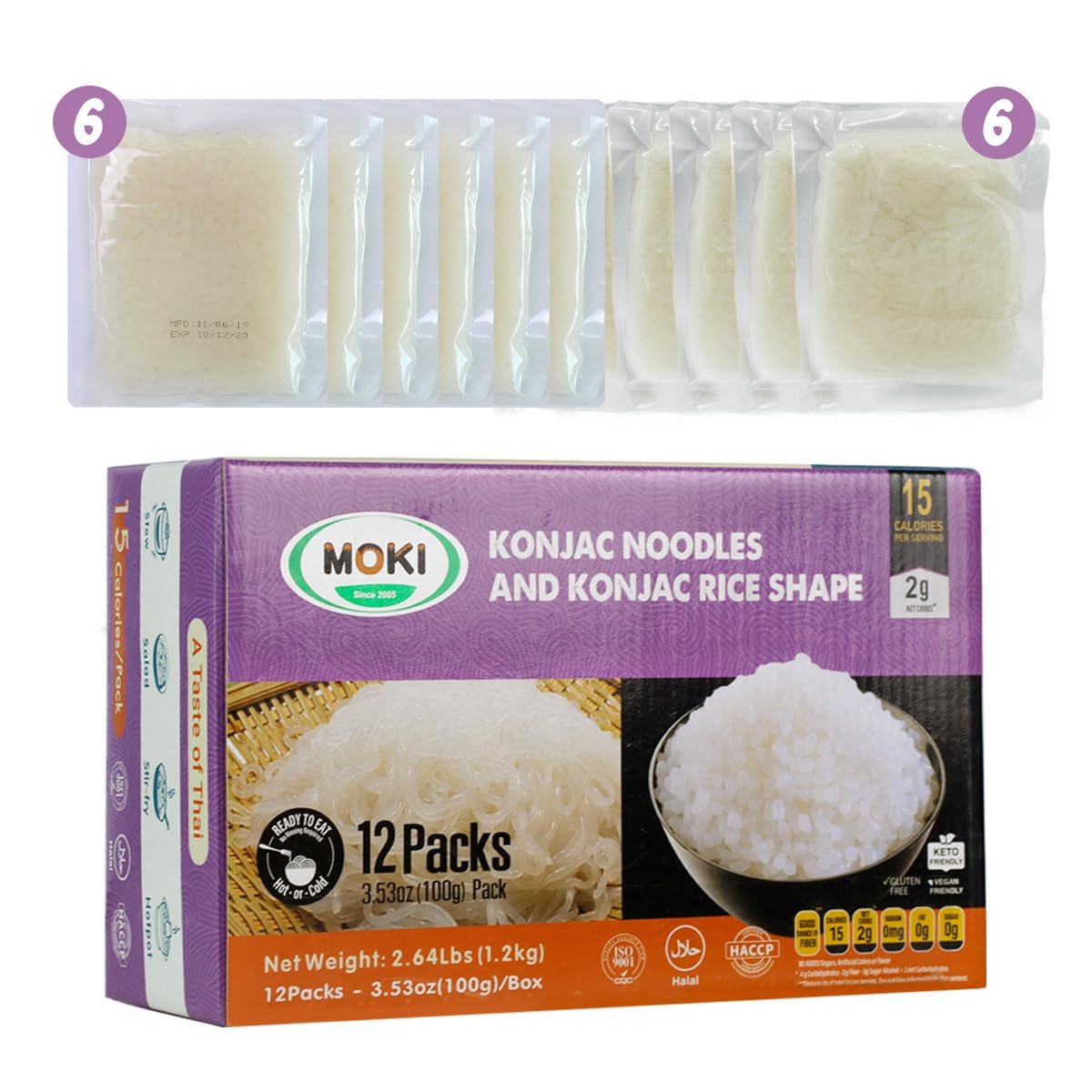 MOKI Odorless Shirataki emphasizes clean aroma and versatile cooking.