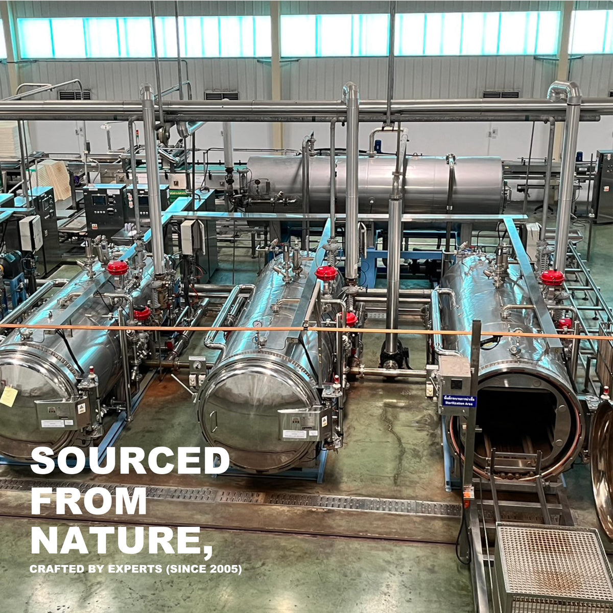 MOKI quality-lab seal indicates trusted Thai production standards.