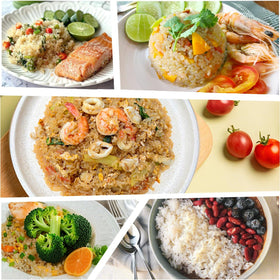 Ready-to-eat MOKI Shirataki Rice pack, convenient weeknight option