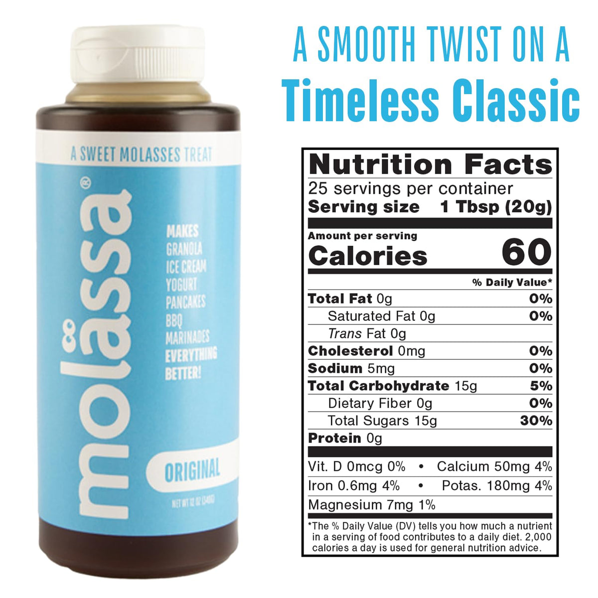 Pour Molässa over pancakes to add delicate caramel notes.
