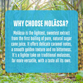 Granola topped with Molässa delivers warm caramel flavor.