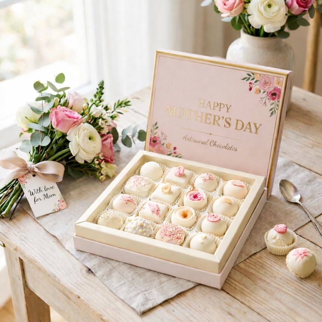 Moliss strawberries dipped in white wafers for elegant, easy treats.