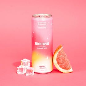 Moment bubbles sparkle with a zero caffeine, non-alcoholic option for evenings