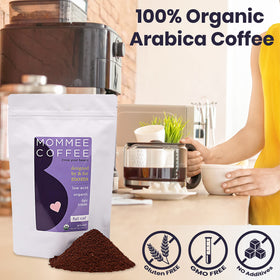 Mommee Coffee caramel aroma mug preview, inviting morning sip with rich butterscotch notes.