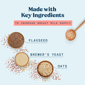 Mommy Knows Best lactation cookies mix fenugreek-free formula for sensitive stomachs