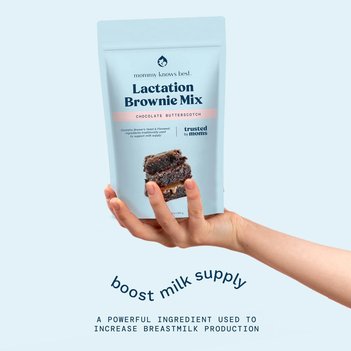 Mommy Knows Best lactation cookies mix oven-baked aroma fills kitchen