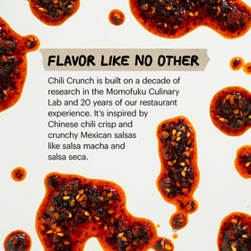 MOMOFUKU Black Truffle Chili Crunch close-up reveals real black truffle and premium flavor.