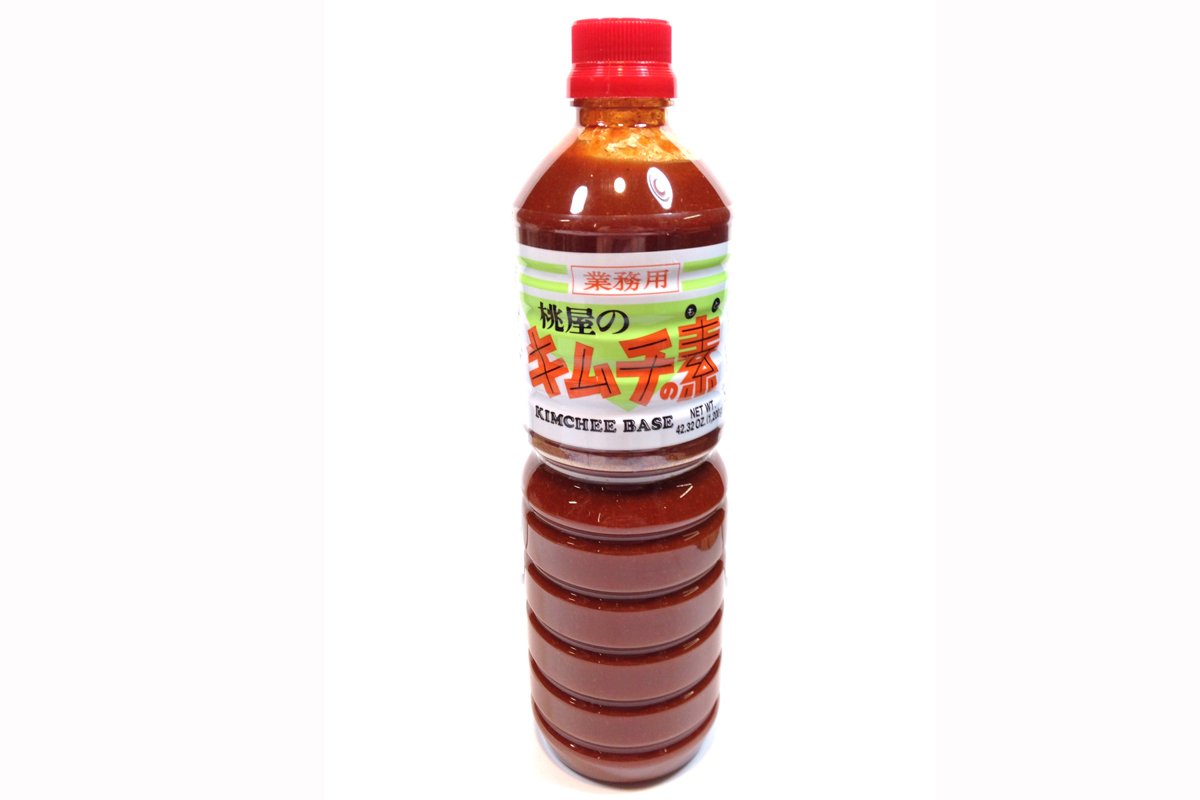 Momoya Kimuchi No Moto bottle for authentic kimchi base and easy fermentation.
