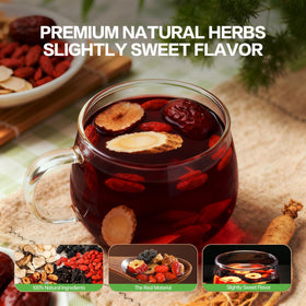 Monbrizz Caffeine-free herbal tea bags shown as everyday wellness option