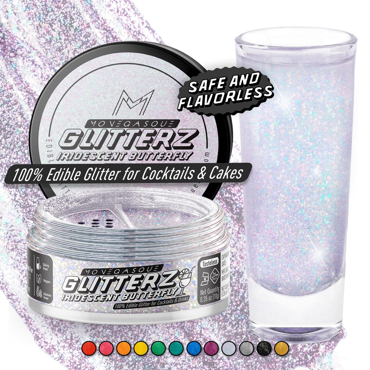 MONÉGASQUE Glitterz bottle-pour showcases iridescent shimmer to elevate cocktails and mocktails