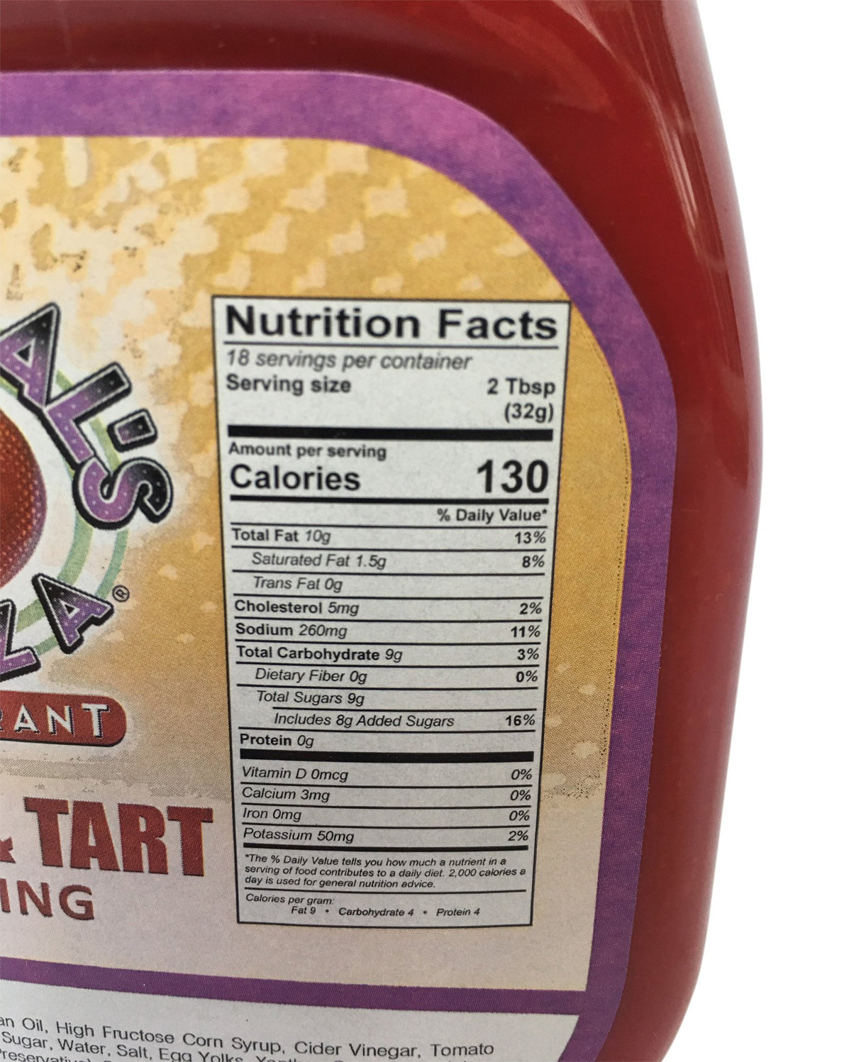 Monical's Sweet & Tart Dressing label highlights ingredients for quick meal prep.