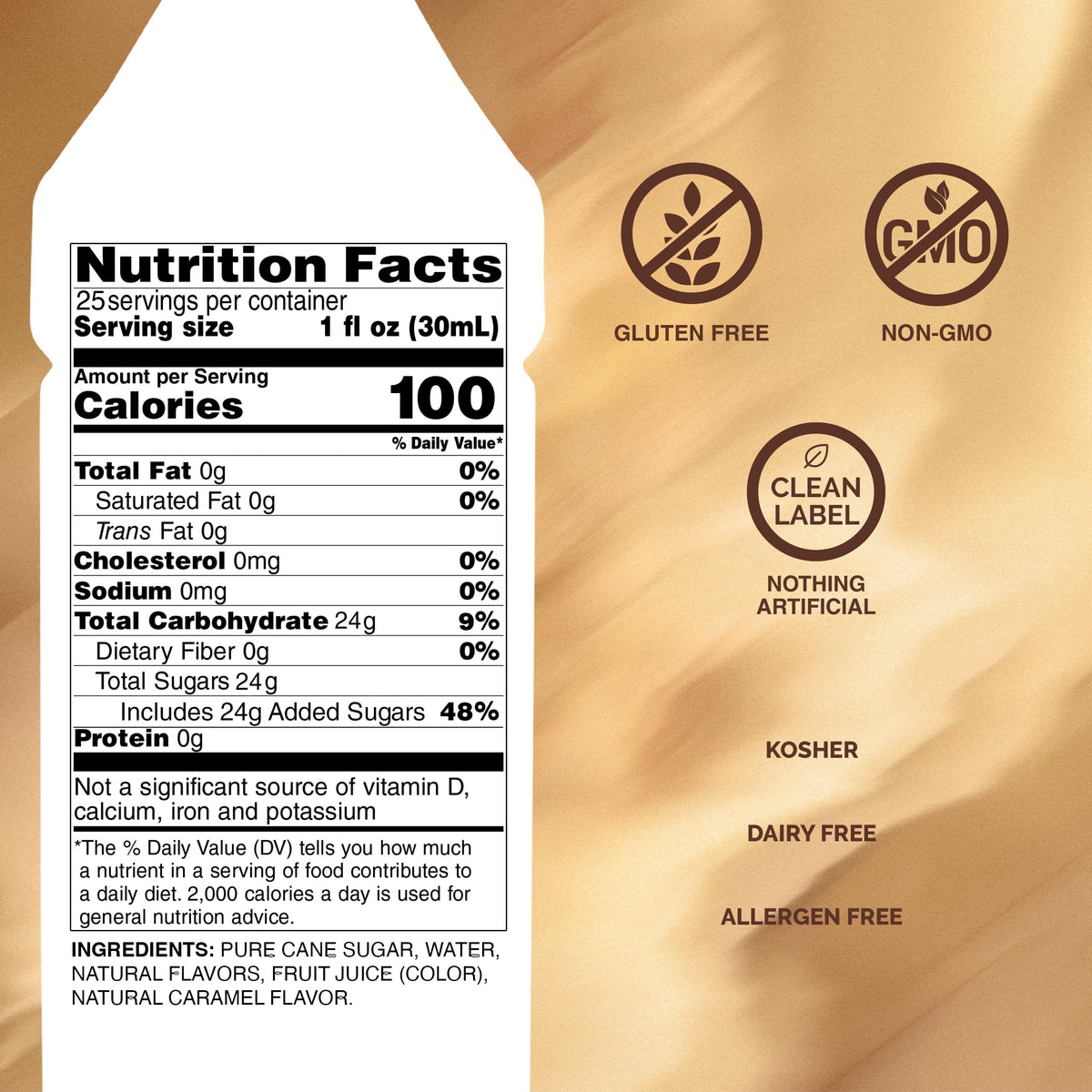 Monin caramel syrup coffee moment, adding depth to espresso drinks.