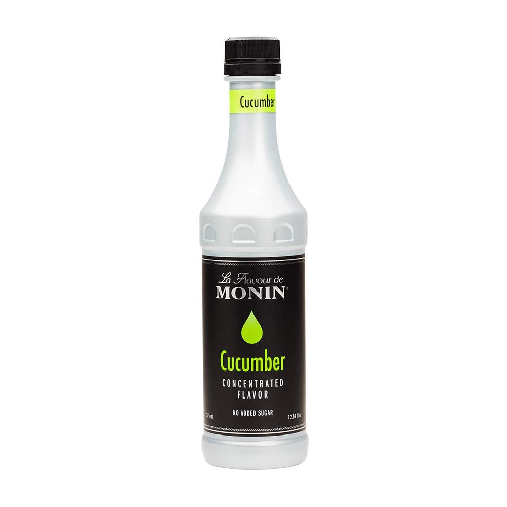 Monin cucumber flavor concentrate pour bottle for refreshing cocktails