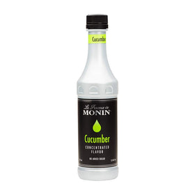 Monin cucumber flavor concentrate pour bottle for refreshing cocktails