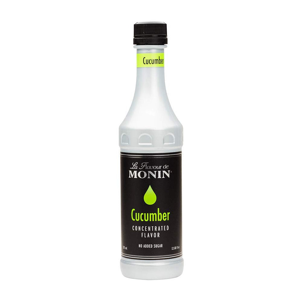 Monin cucumber flavor concentrate pour bottle for refreshing cocktails