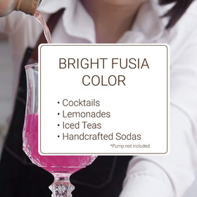Monin Desert Pear Syrup enhances lemonade with bright hue and earthy notes.