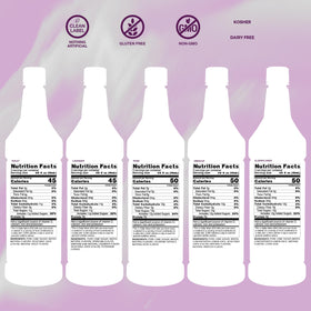Monin Floral Collection lavender bottle enhances teas and lemonades with floral sweetness.