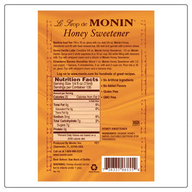 Monin 1-liter bottle image conveying convenient home and bar use