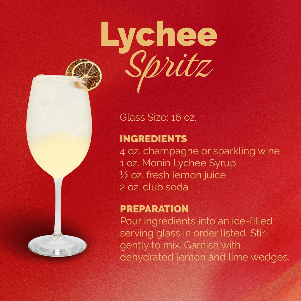 Monin Lychee tea flavoring elevates everyday beverages