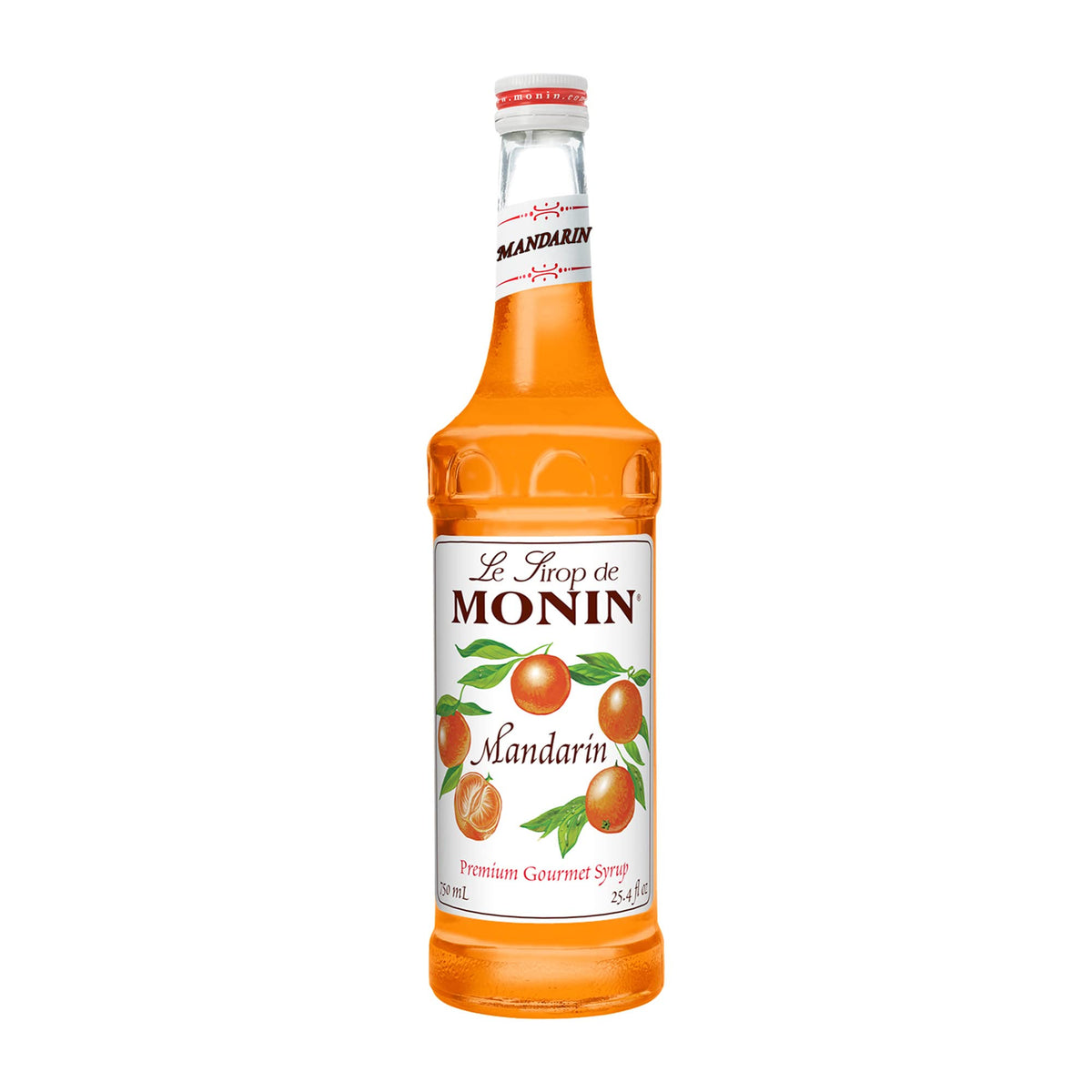 Monin Mandarin Orange Syrup pour highlighting flavoring for coffee and drinks