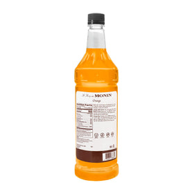 Monin Orange Syrup pour for effortless flavor enhancement in drinks.