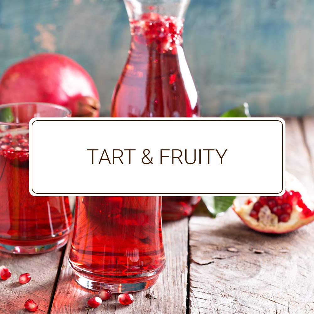 Monin Pomegranate Syrup pour highlights color and bold flavor in drinks