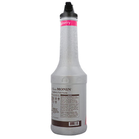 Monin Raspberry Purée pour—use in teas, sodas, and cocktails.