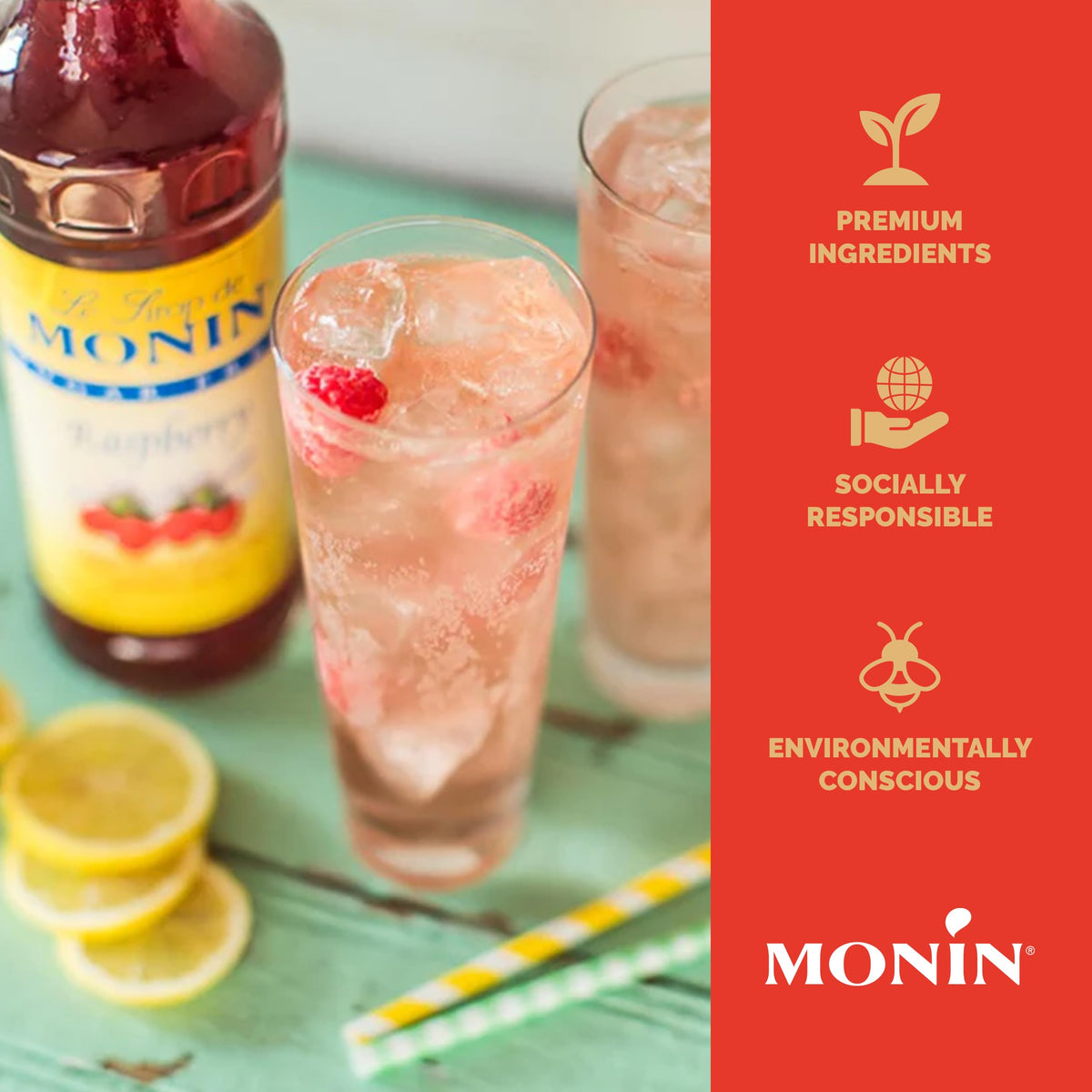 Sweet-tart flavor pairs with sparkling lemonade and mocktails