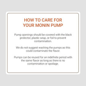 Monin packaging highlights recyclable, BPA-free materials supporting bees.