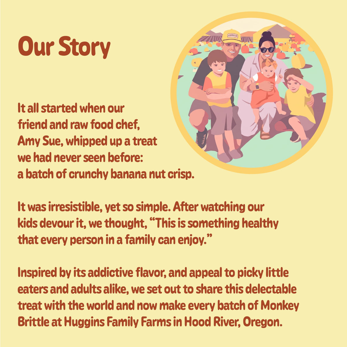 Monkey Brittle On-the-Go Snack, portable plant-based bite for busy days.