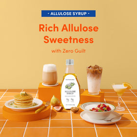 MONKSHUSHU Allulose Syrup dissolves easily in coffee for smooth beverages