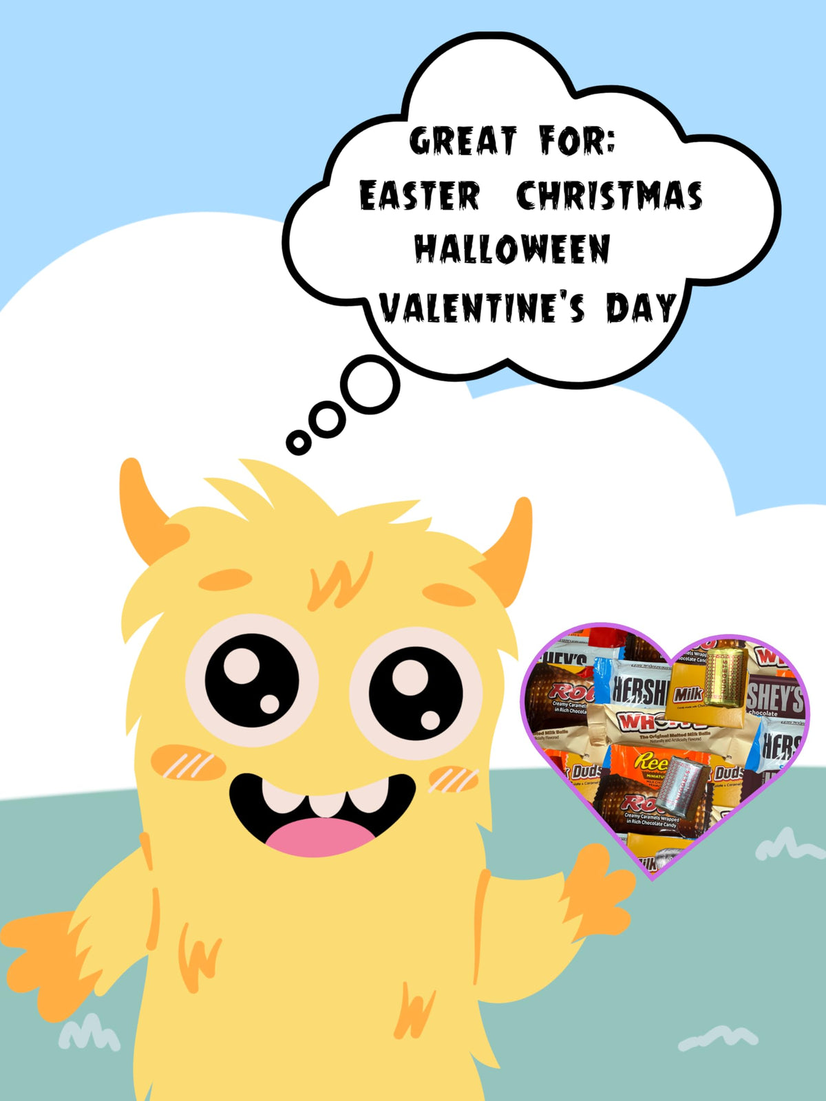 Monster Candy bulk candy assortment for Easter, Halloween, and birthdays