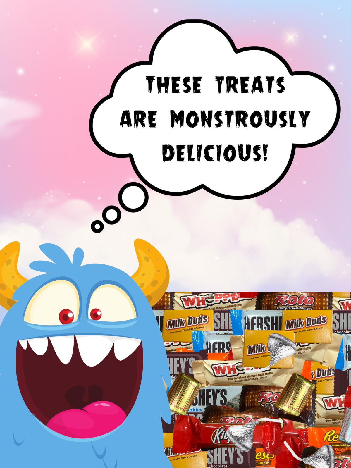 Monster Candy goody bag stuffer assortment for kids' parties