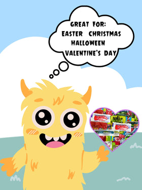 Monster Candy individually wrapped candies: convenient bulk option for quick party favors.
