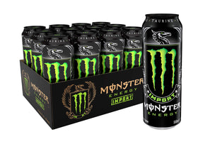 Monster Energy Import front view can for an on-the-go energy boost.