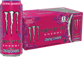 Monster Ultra Punk Punch can with bold fruit punch energy on the go