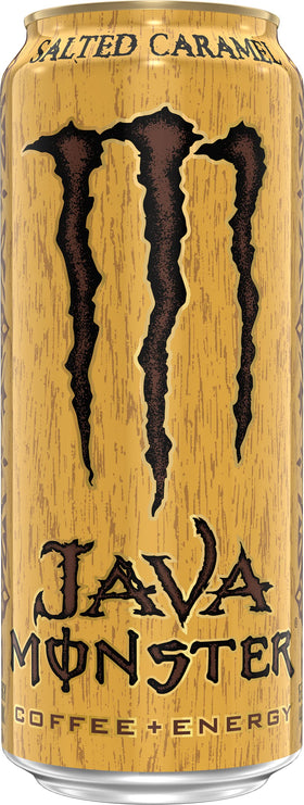 Monster Java Salted Caramel pour captures creamy coffee and caramel aroma.