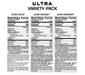 Monster Ultra Paradise bottle featuring island flavors kiwi lime cucumber
