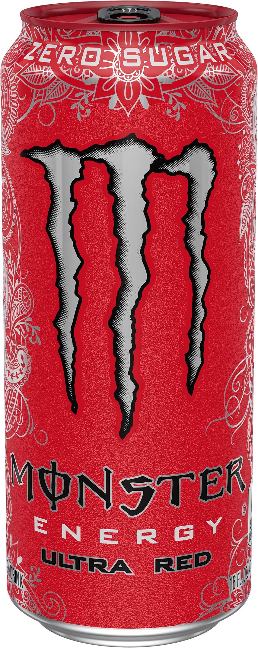 Monster Ultra Red 15-pack side view for convenient on-the-go energy.
