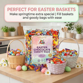Pastel Easter eggs from Monster Candy for egg hunts and décor.